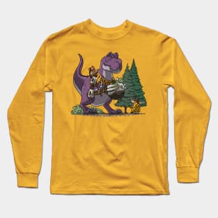 T-Rex Dinosaur Digger Long Sleeve T-Shirt